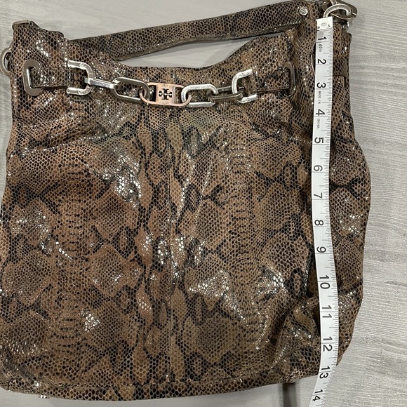 Tory Burch Natalya Python hobo - Picture 16 of 17